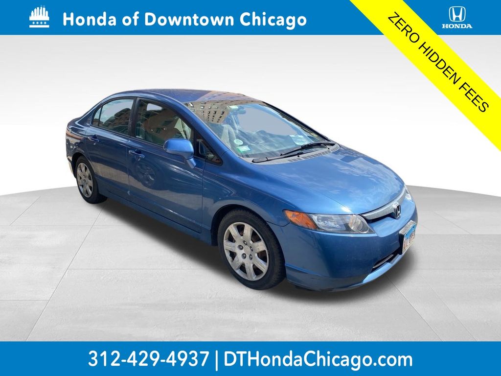 2007 Honda Civic LX Sedan Front-Wheel Drive 5-Speed Automatic