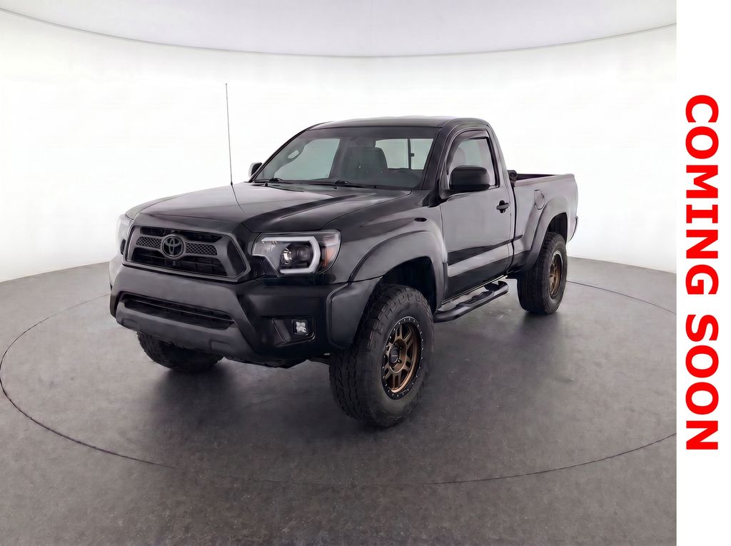 Black 2013 Toyota Tacoma Regular Cab 4WD Pickup Truck Four-Wheel Drive 5-Speed Manual Overdrive