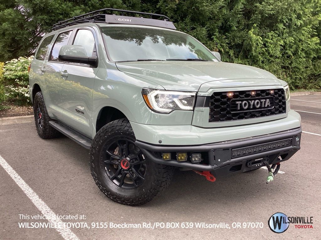 Lunar Rock 2022 Toyota Sequoia TRD Pro 4WD SUV / Crossover Four-Wheel Drive 6-Speed Automatic