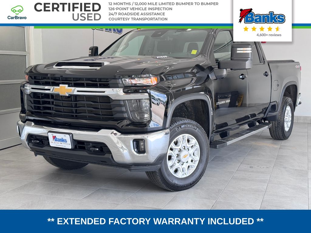 Black 2024 Chevrolet Silverado 2500HD Pickup Truck Four-Wheel Drive Automatic