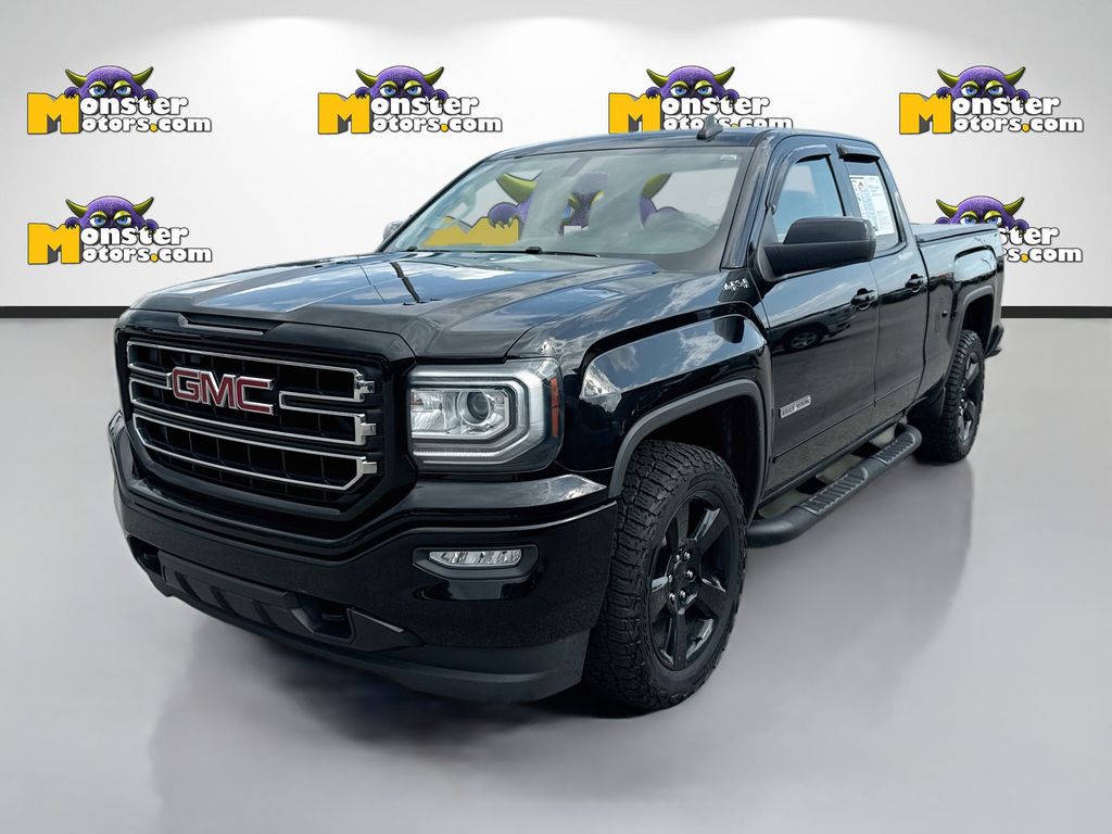 Black 2016 GMC Sierra 1500 Pickup Truck Four-Wheel Drive 6-Speed Automatic Overdrive
