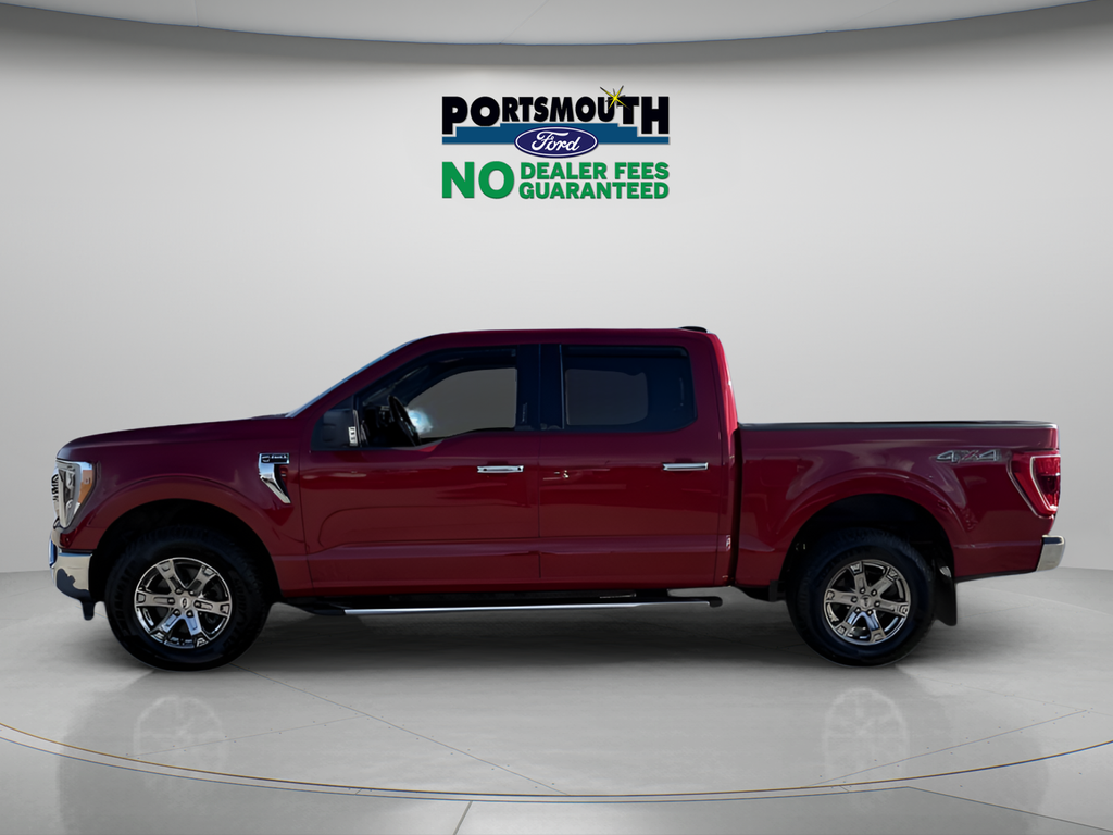 Red Metallic 2022 Ford F-150 XLT SuperCrew 4WD Pickup Truck Four-Wheel Drive Automatic