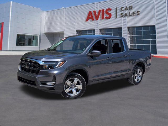 Gray 2025 Honda Ridgeline RTL AWD Pickup Truck All-Wheel Drive 9-Speed Automatic