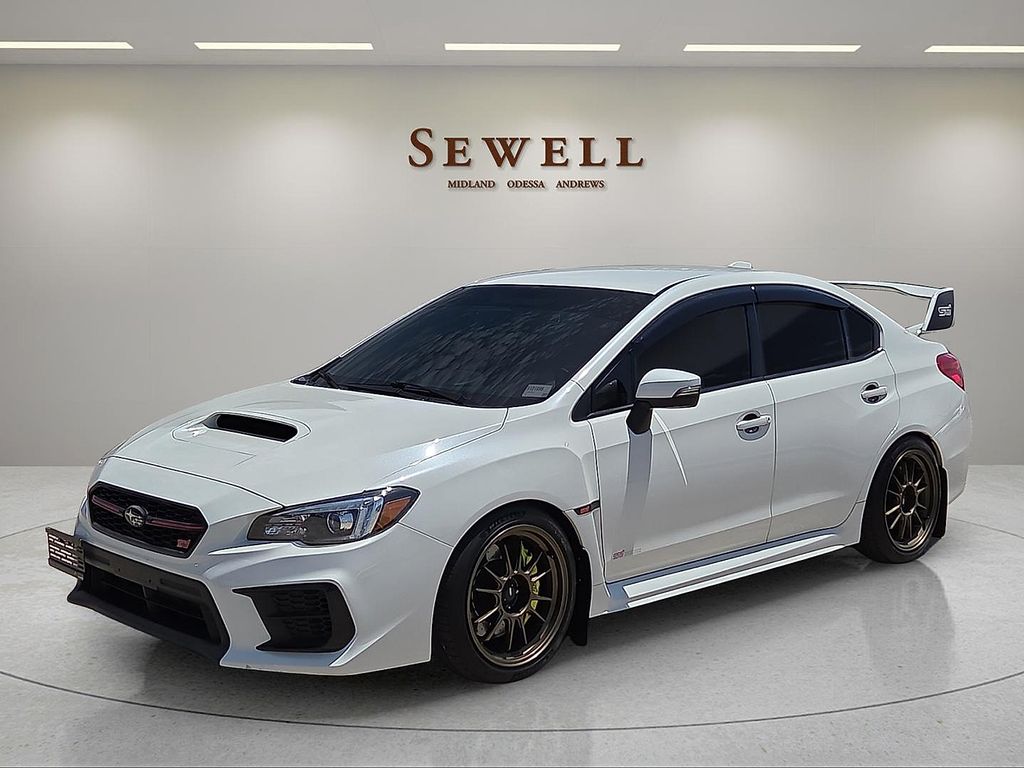 Crystal White Pearl 2021 Subaru WRX STI Sedan All-Wheel Drive 6-Speed Manual