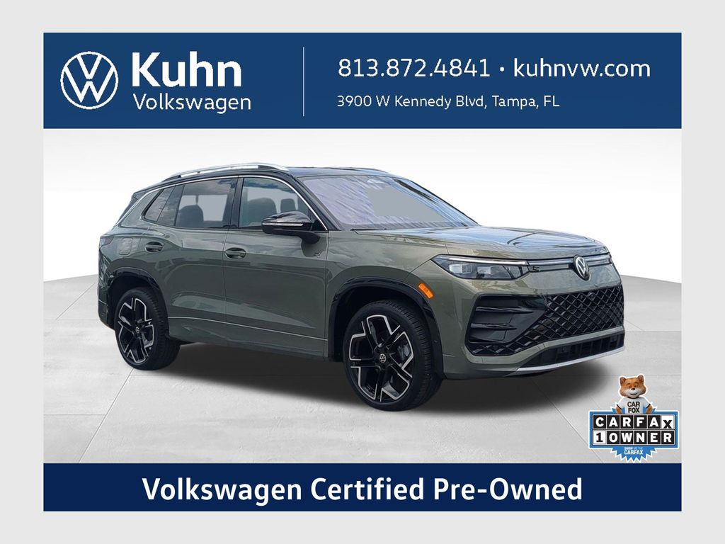 Avocado Green w/Deep Black Roof 2025 Volkswagen Tiguan SUV / Crossover All-Wheel Drive 8-Speed Automatic