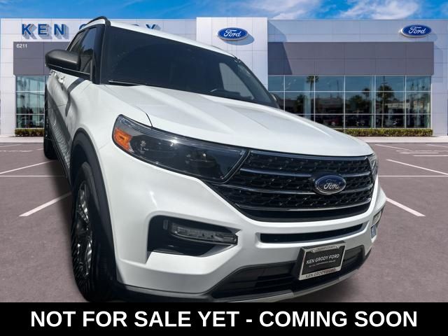 Oxford White 2020 Ford Explorer SUV / Crossover Rear-Wheel Drive Automatic