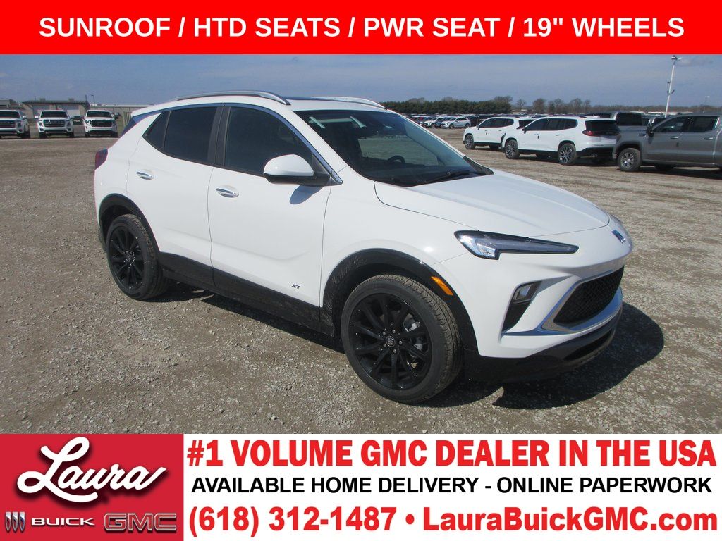 Summit White 2026 Buick Encore GX SUV / Crossover Front-Wheel Drive Continuously Variable Transmission
