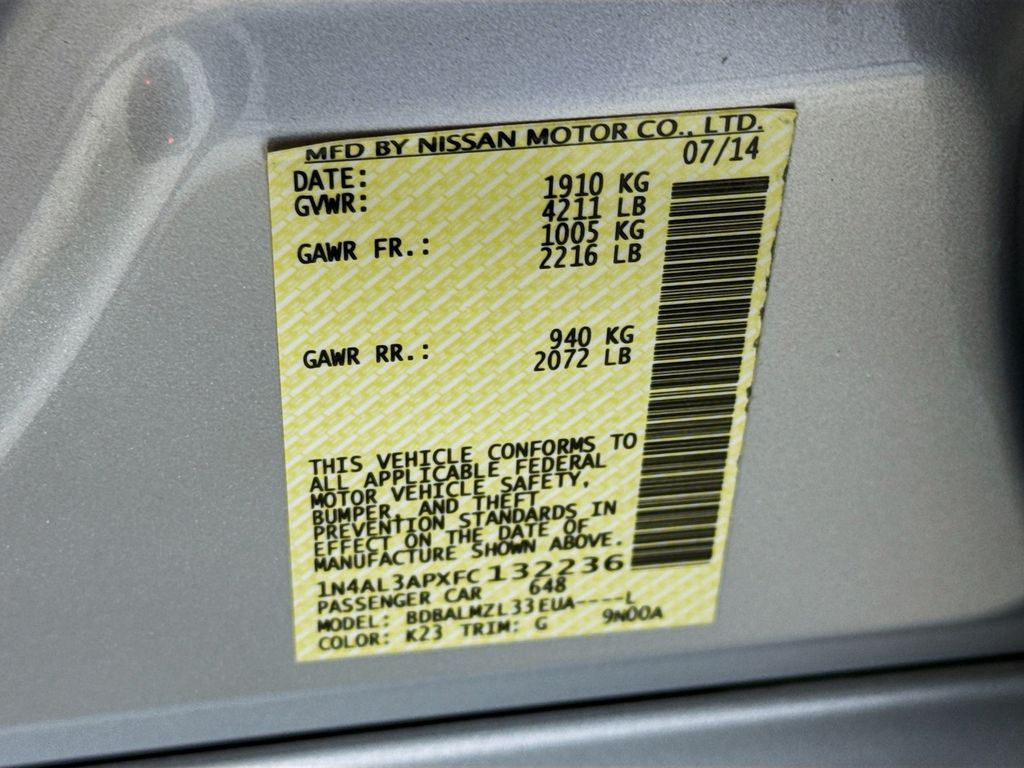 Used Car 2015 Nissan Altima  2.5 Sv For Sale Under $12,000 In Austin, Texas