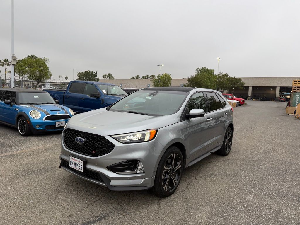 Silver 2020 Ford Edge ST AWD SUV / Crossover All-Wheel Drive 8-Speed Automatic