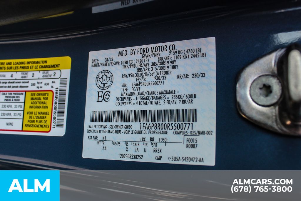 Used 2024 Blue Ford Dark Horse image 40