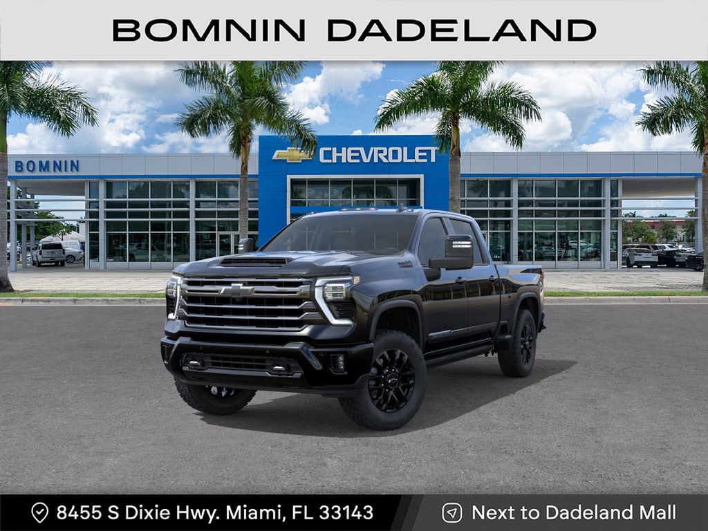 Black 2026 Chevrolet Silverado 2500HD Pickup Truck Four-Wheel Drive Automatic