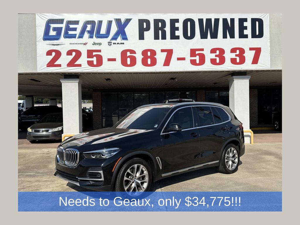 Jet Black 2022 BMW X5 xDrive40i AWD SUV / Crossover All-Wheel Drive 8-Speed Automatic