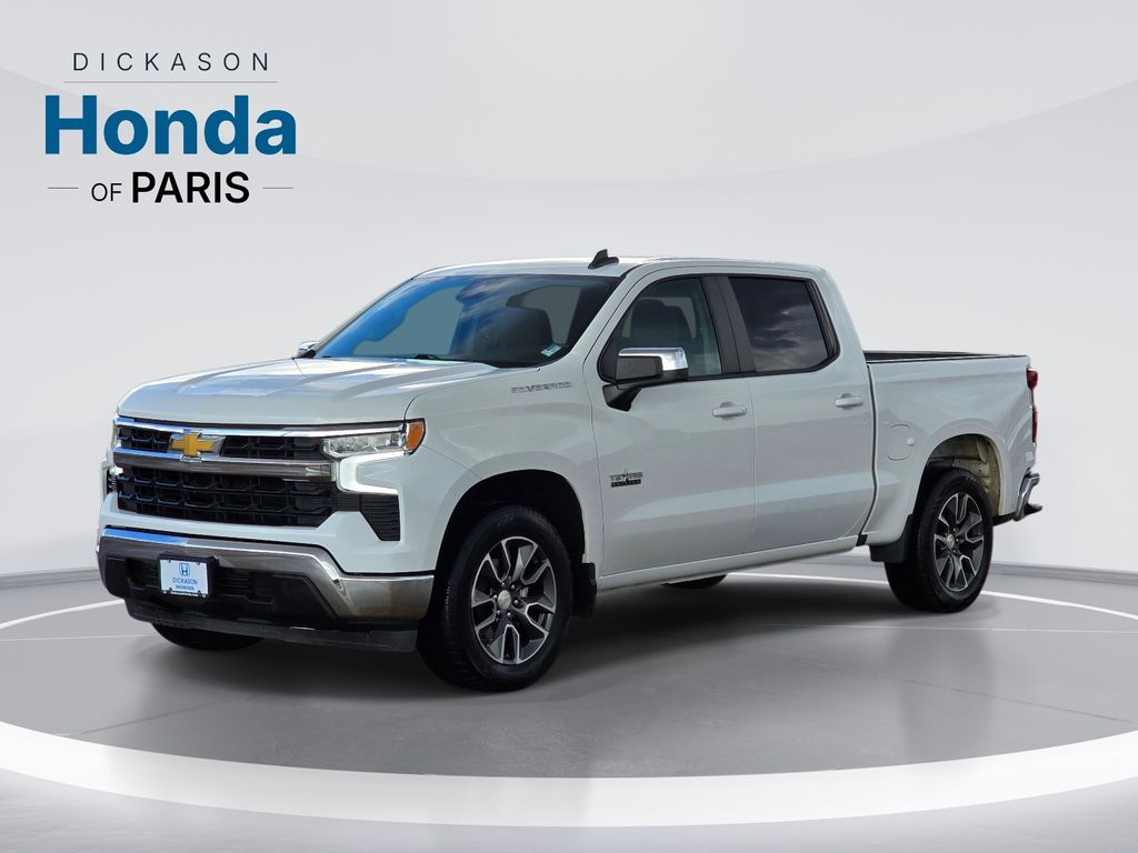 Summit White 2023 Chevrolet Silverado 1500 Pickup Truck 4X2 Automatic