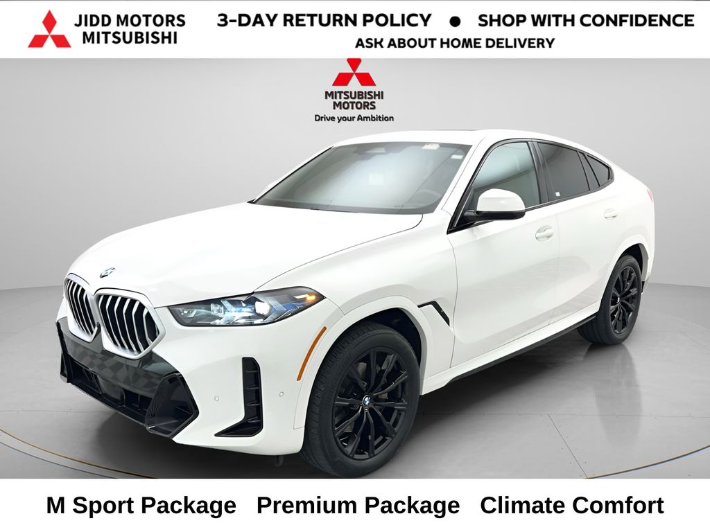 Alpine White 2025 BMW X6 xDrive40i AWD SUV / Crossover All-Wheel Drive 8-Speed Automatic
