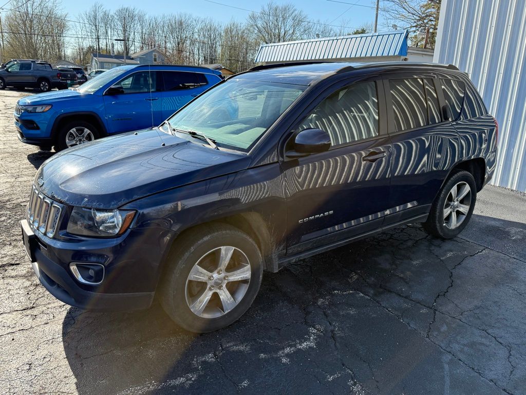 True Blue Pearlcoat 2017 Jeep Compass Latitude 4WD SUV / Crossover Four-Wheel Drive 6-Speed Automatic