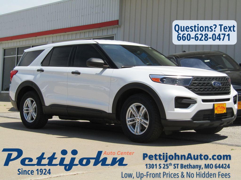 Oxford White 2023 Ford Explorer AWD SUV / Crossover All-Wheel Drive Automatic