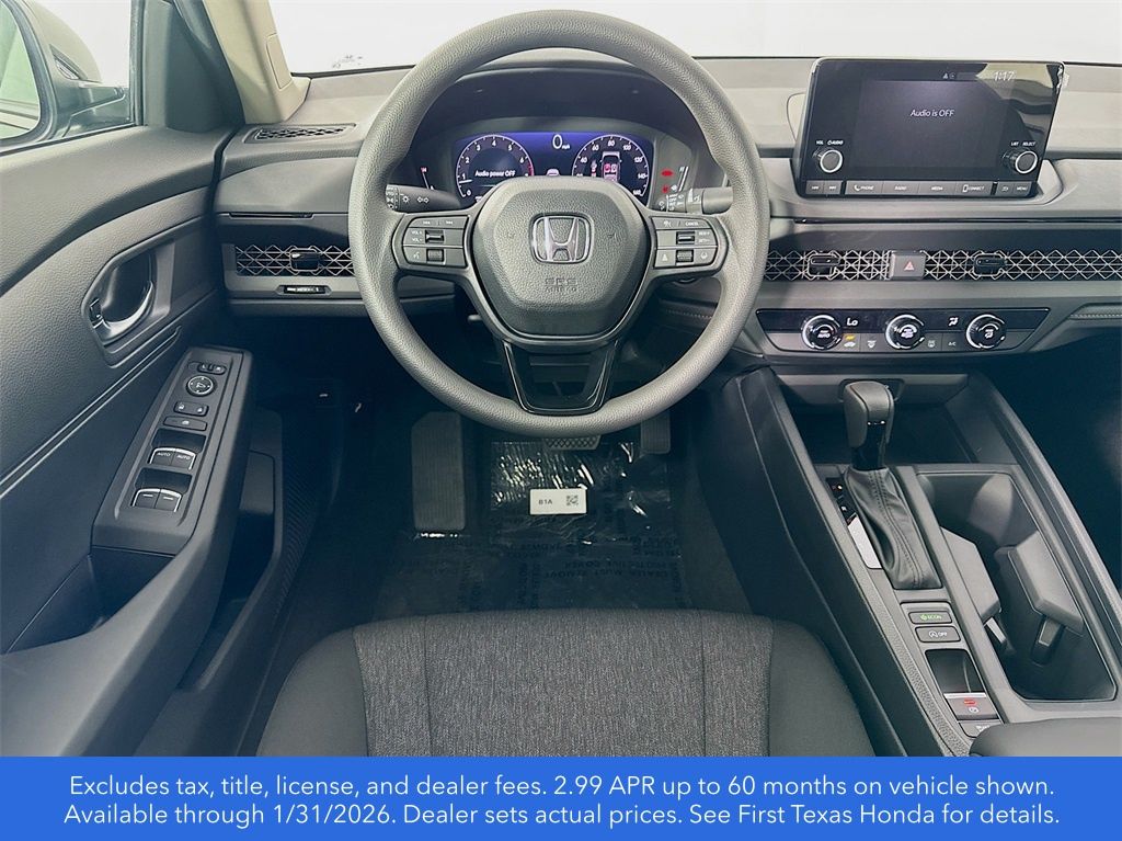 New Car 2025 Honda Accord  Lx For Sale Under $30,000 In Austin, Texas