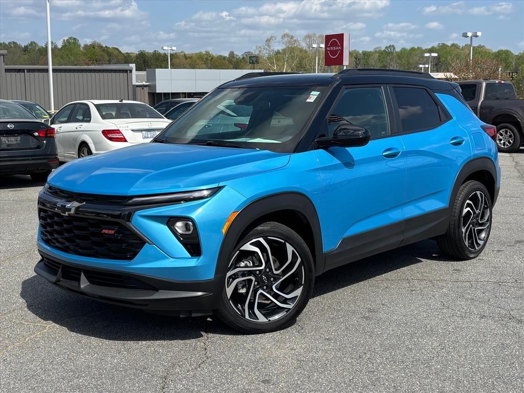Marina Blue Metallic 2025 Chevrolet Trailblazer RS FWD SUV / Crossover Front-Wheel Drive Continuously Variable Transmission