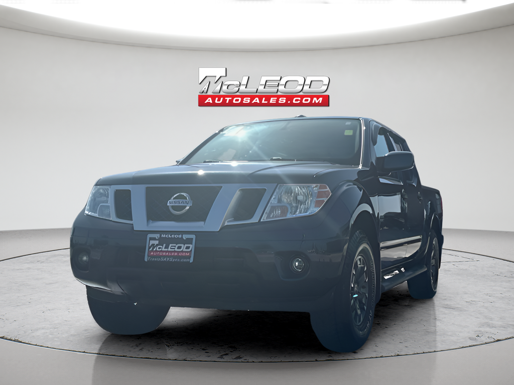 Arctic Blue Metallic 2019 Nissan Frontier Pickup Truck Four-Wheel Drive 5-Speed Automatic Overdrive