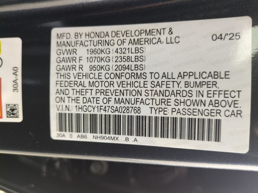 New 2025 Honda Accord For Sale in Fort Wayne, IN