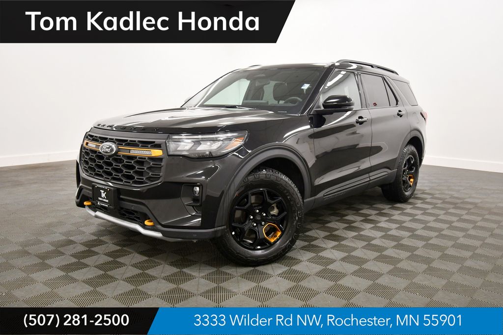Agate Black Metallic 2026 Ford Explorer SUV / Crossover All-Wheel Drive Automatic