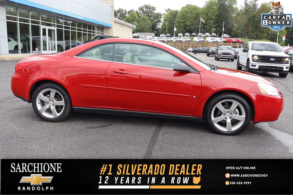 Crimson Red 2006 Pontiac G6 Sedan Front-Wheel Drive 4-Speed Automatic Overdrive