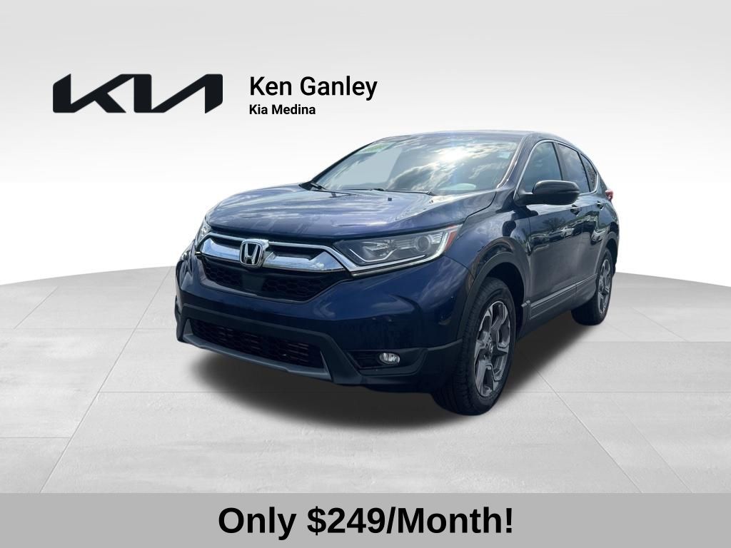 Lunar Silver Metallic 2017 Honda CR-V EX-L AWD SUV / Crossover All-Wheel Drive Continuously Variable Transmission