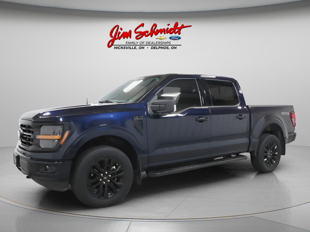 Antimatter Blue Metallic 2024 Ford F-150 Pickup Truck Four-Wheel Drive Automatic