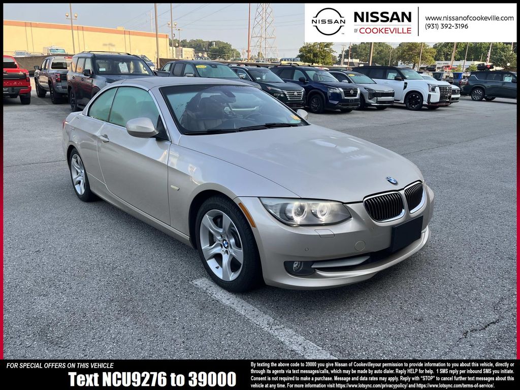 Orion Silver Metallic 2013 BMW 3 Series Convertible Rear-Wheel Drive 6-Speed Automatic