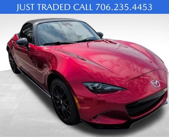 Soul Red Crystal Metallic 2024 Mazda MX-5 Miata Club RWD Convertible Rear-Wheel Drive 6-Speed Manual