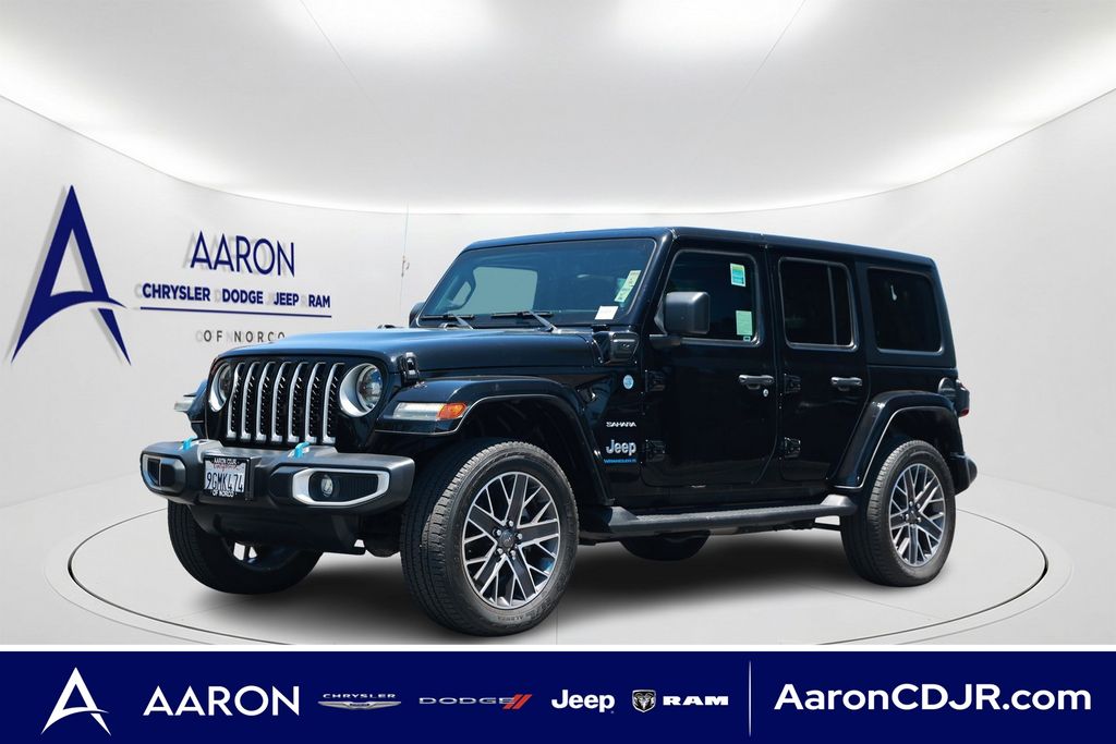 Black Clearcoat 2023 Jeep Wrangler 4xe SUV / Crossover Four-Wheel Drive 8-Speed Automatic