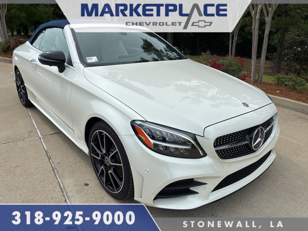 White 2021 Mercedes-Benz C-Class C 300 Cabriolet RWD Convertible Rear-Wheel Drive 9-Speed Automatic