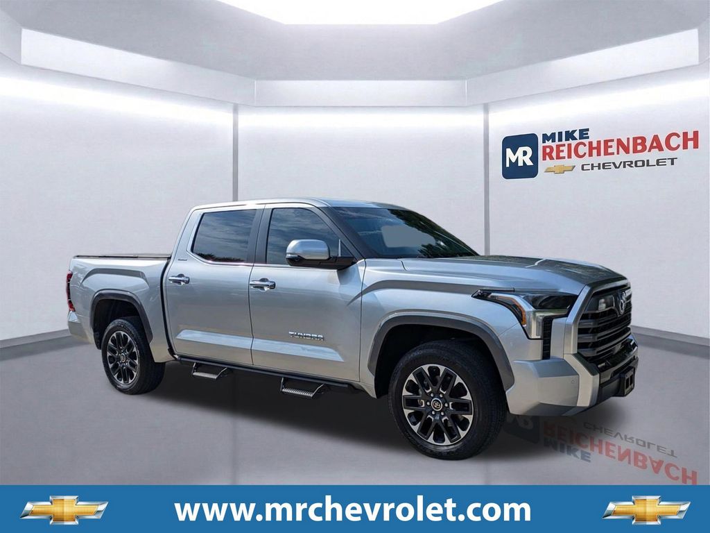 Celestial Silver Metallic 2024 Toyota Tundra Pickup Truck Four-Wheel Drive Automatic