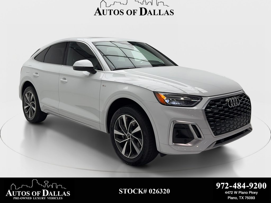 White 2022 Audi Q5 Sportback Sedan All-Wheel Drive 7-Speed Automatic