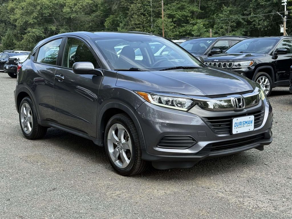 Gray (Modern Steel Metallic) 2021 Honda HR-V SUV / Crossover All-Wheel Drive Continuously Variable Transmission