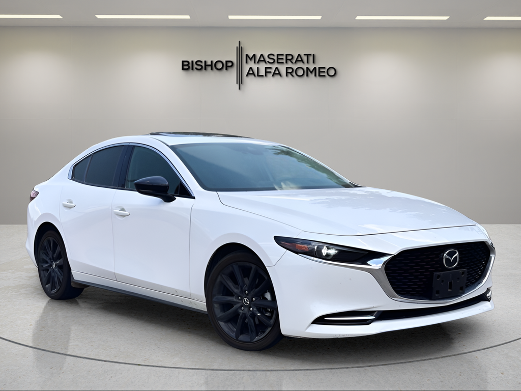 Snowflake White Pearl Mica 2021 Mazda MAZDA3 Sedan All-Wheel Drive 6-Speed Automatic