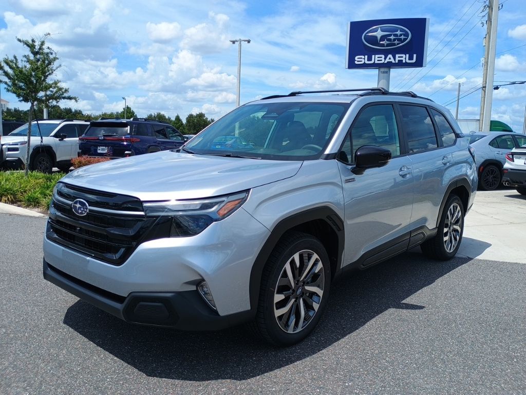 Silver 2026 Subaru Forester Hybrid SUV / Crossover All-Wheel Drive Continuously Variable Transmission