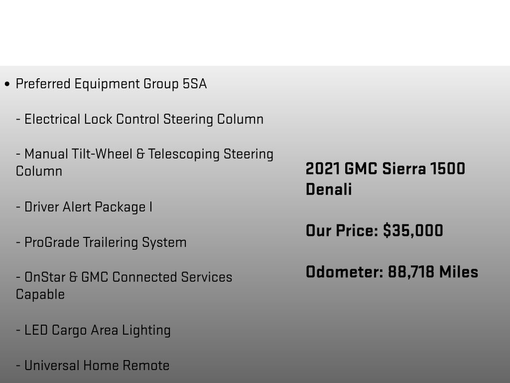 2021 GMC Sierra 1500 Denali Blue at Carlisle Cadillac Buick GMC