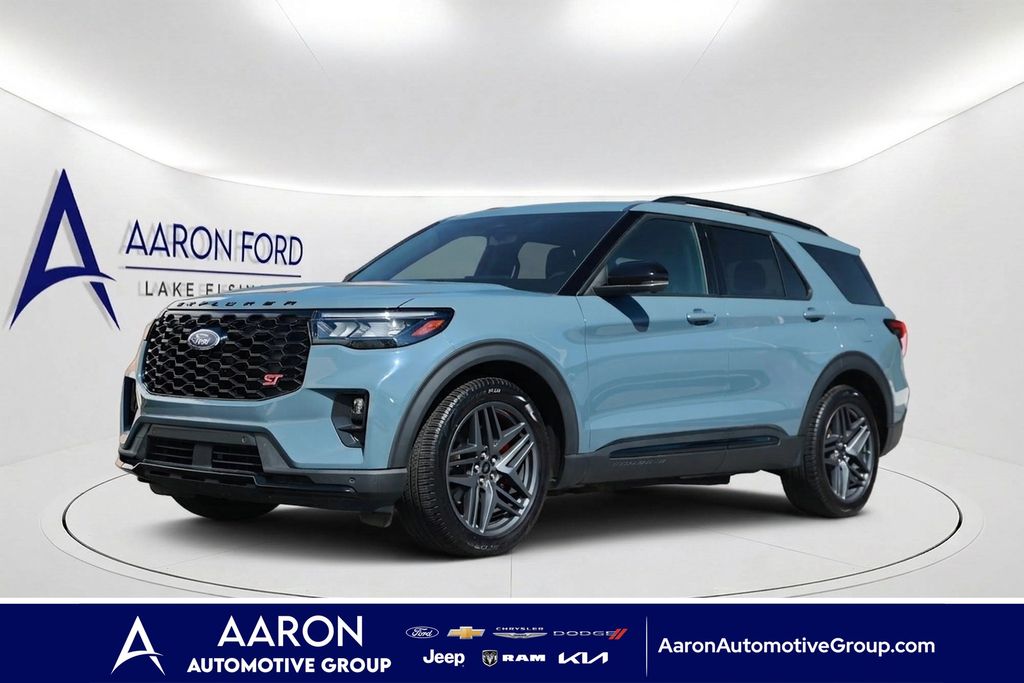 Vapor Blue Metallic 2025 Ford Explorer SUV / Crossover All-Wheel Drive Automatic