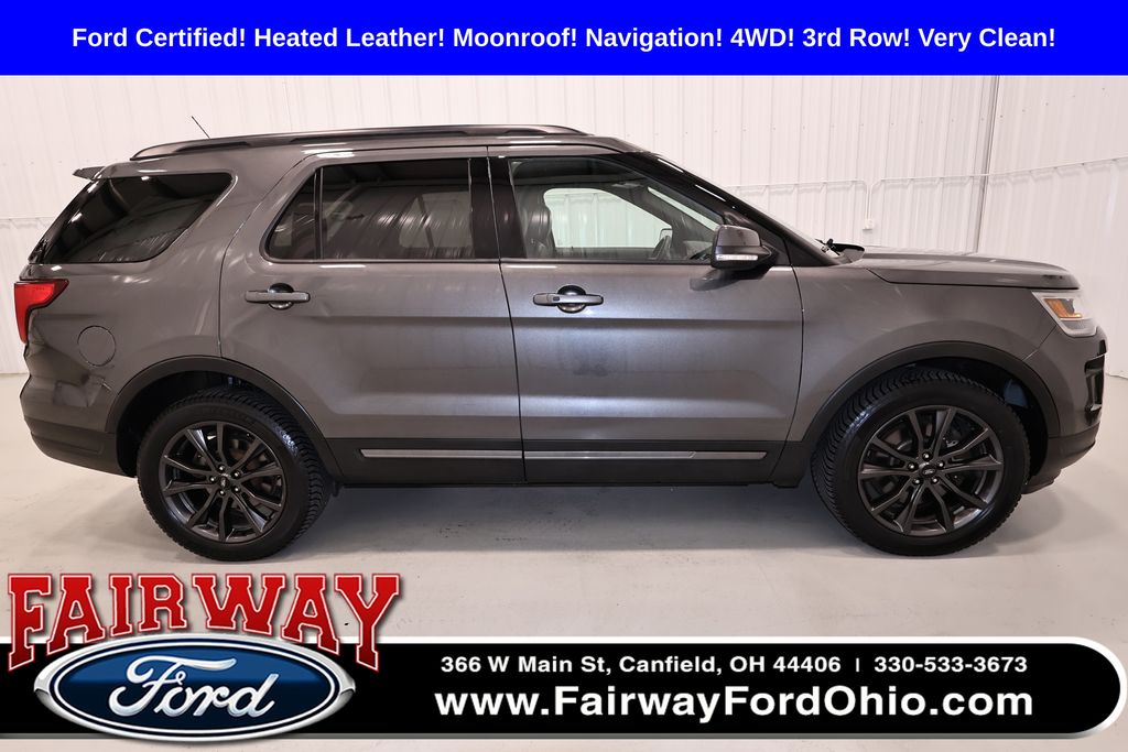 Gray (Magnetic Metallic) 2018 Ford Explorer SUV / Crossover All-Wheel Drive 6-Speed Automatic
