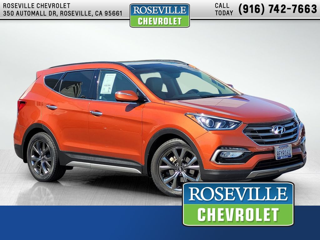 Red (Copper) 2018 Hyundai Santa Fe Sport SUV / Crossover Front-Wheel Drive 6-Speed Automatic