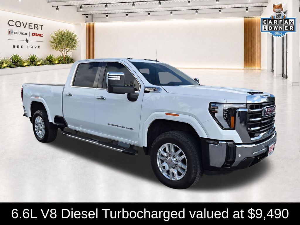 Summit White 2024 GMC Sierra 2500HD Pickup Truck Four-Wheel Drive Automatic