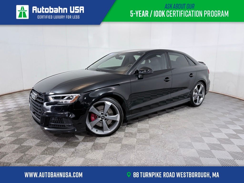 Black Metallic 2020 Audi S3 2.0T quattro Premium Plus AWD Sedan All-Wheel Drive 7-Speed Automatic