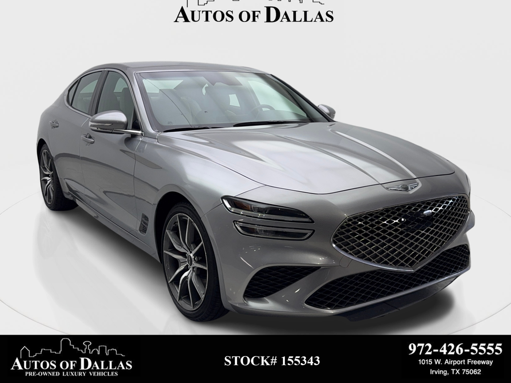 Savile Silver 2025 Genesis G70 2.5T Standard RWD Sedan Rear-Wheel Drive 8-Speed Automatic