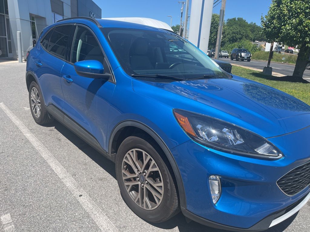 Blue Metallic 2021 Ford Escape SUV / Crossover All-Wheel Drive 8-Speed Automatic