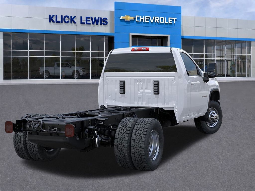 2025 Chevrolet Silverado 3500HD Work Truck White at Klick Lewis Buick Chevrolet