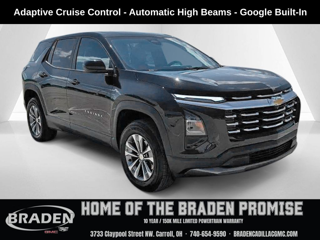 Mosaic Black Metallic 2026 Chevrolet Equinox SUV / Crossover Front-Wheel Drive Continuously Variable Transmission