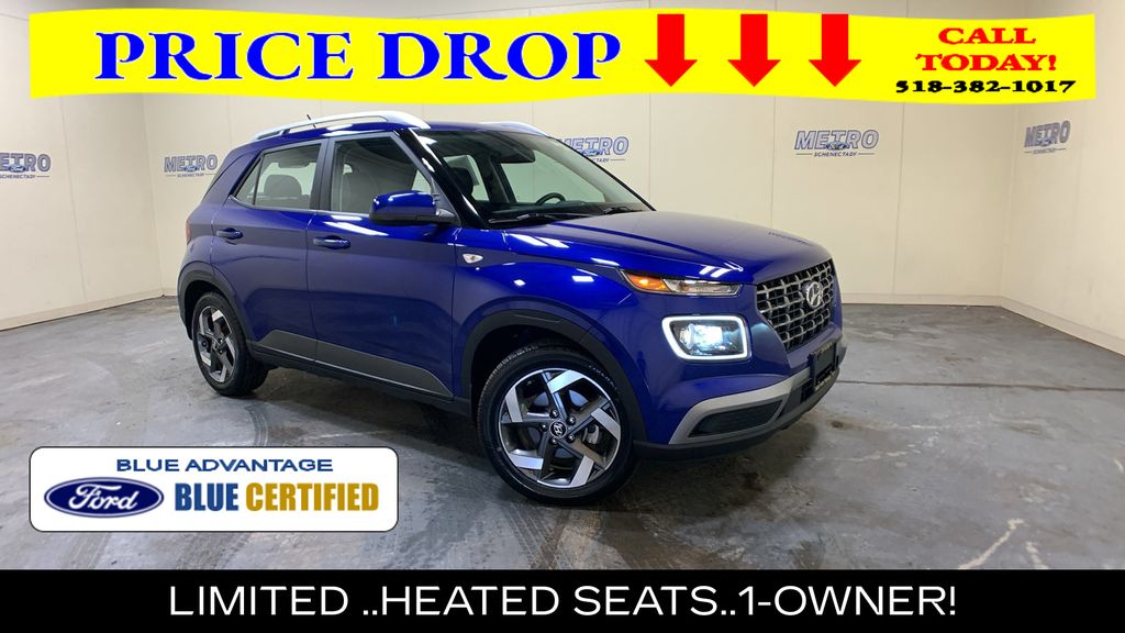 Intense Blue 2024 Hyundai Venue SUV / Crossover Front-Wheel Drive Continuously Variable Transmission