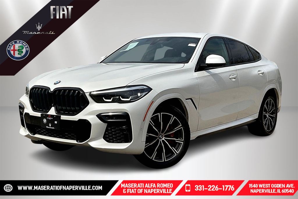 Mineral White Metallic 2022 BMW X6 xDrive40i AWD SUV / Crossover All-Wheel Drive 8-Speed Automatic