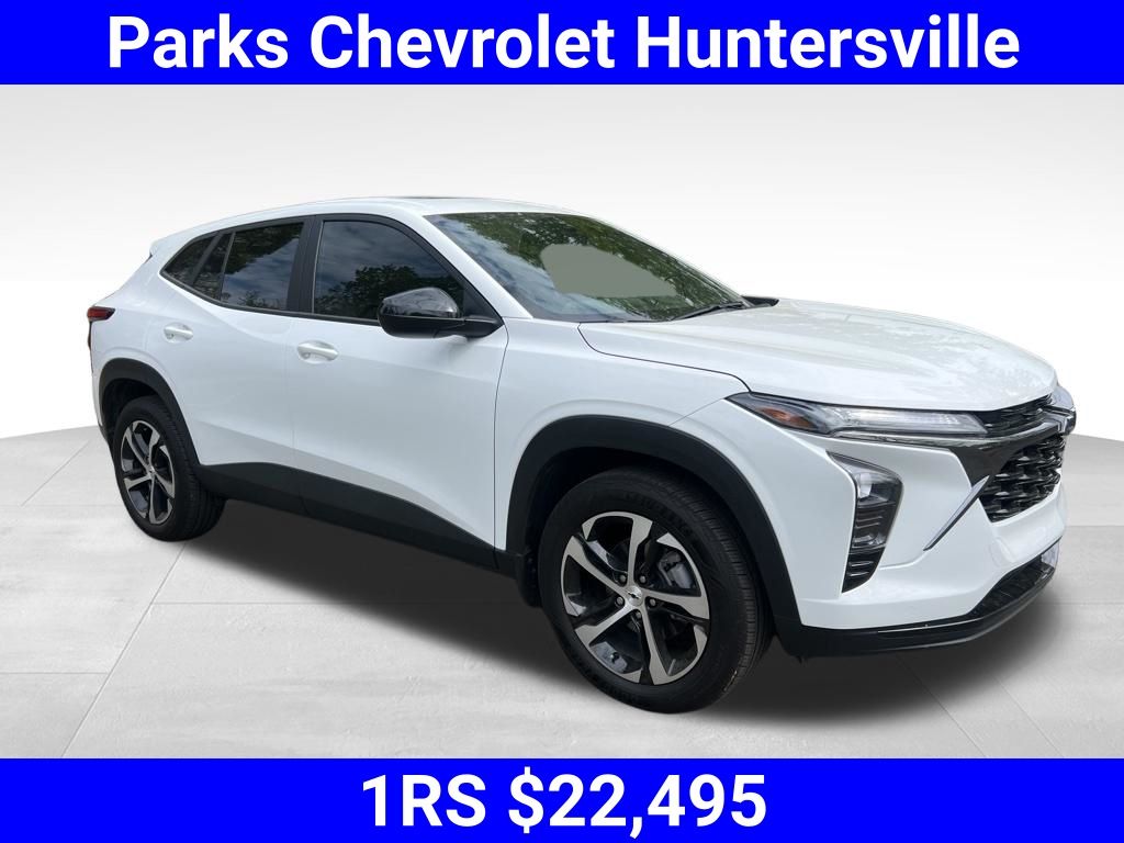 Summit White 2025 Chevrolet Trax RS with 1RS FWD SUV / Crossover Front-Wheel Drive 6-Speed Automatic